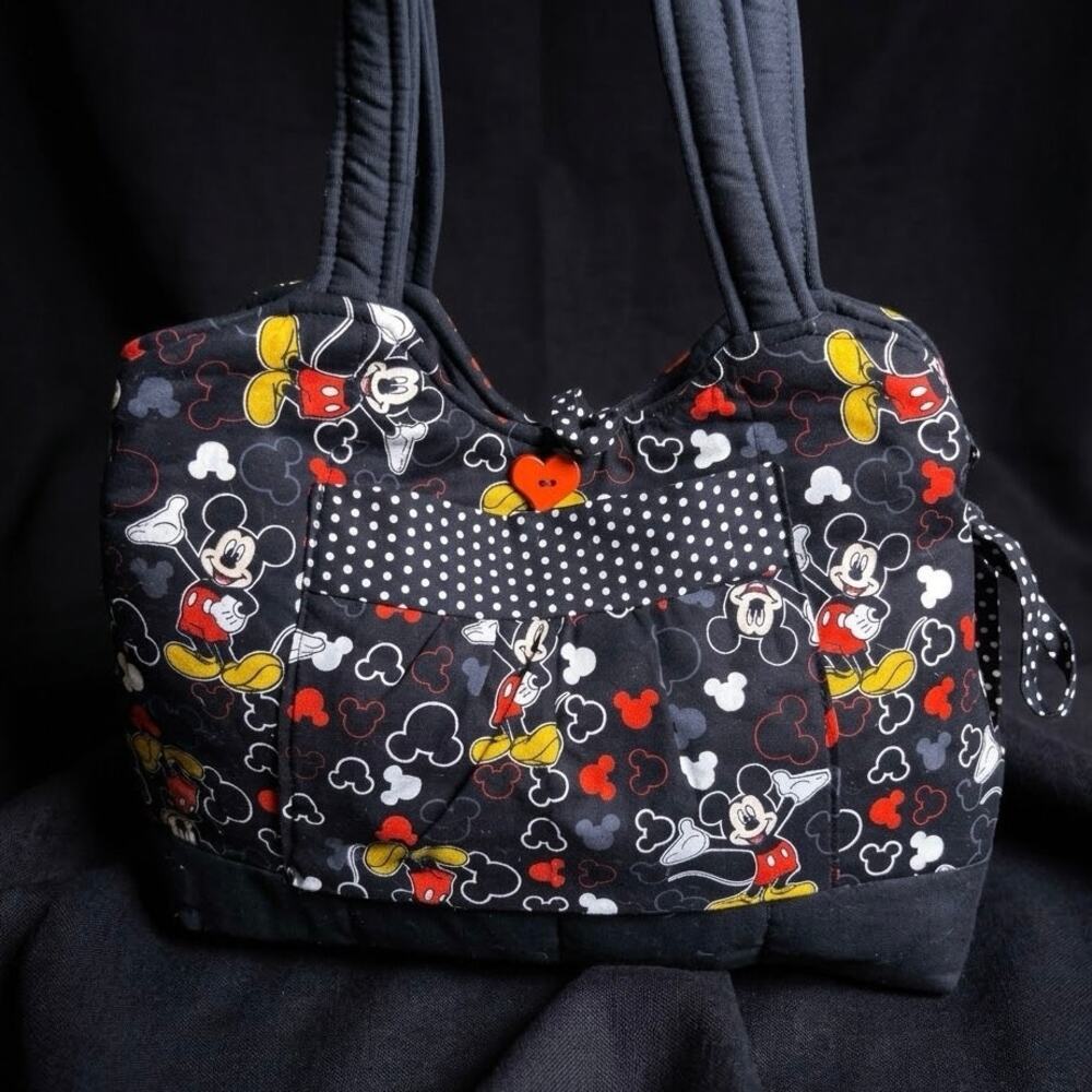 Black Disney Mickey Mouse Bag